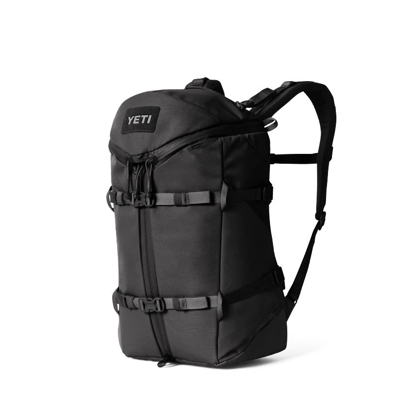 Dogfish Tackle & Marine Yeti Ranchero 22L black everyday carry backpack with RipZip opening and durable nylon exterior