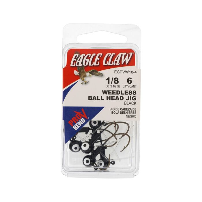 Eagle Claw Pro Weedless Ball Jig Head - Dogfish Tackle & Marine