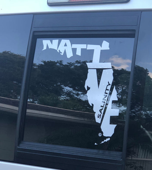 Salinity Native Stickers - Dogfish Tackle & Marine