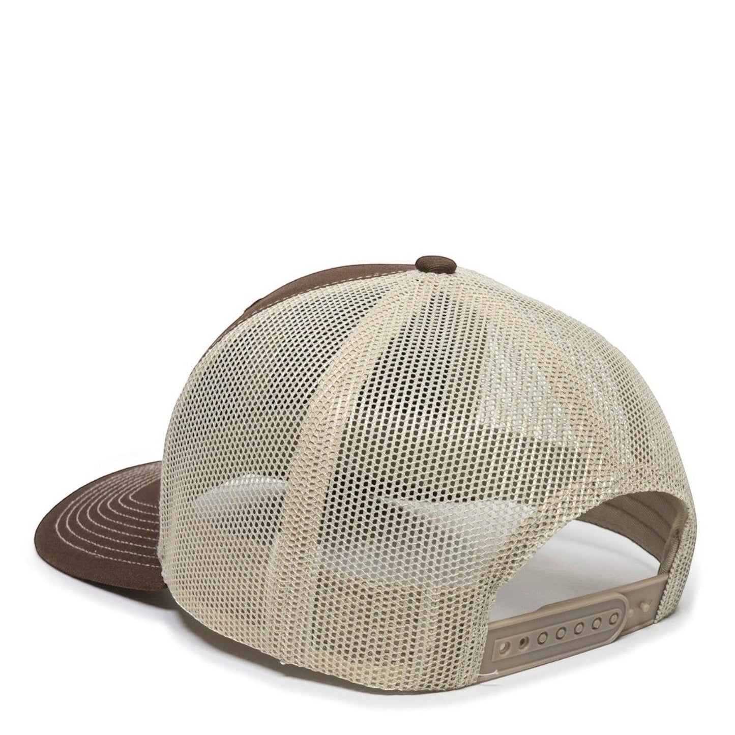 Dogfish Leather Tarpon Patch Premium Trucker Hat - Dogfish Tackle & Marine