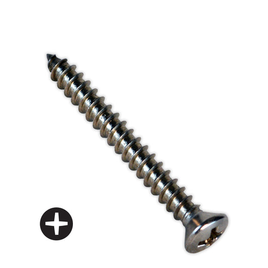 Marpac Stainless Steel Self Tapping Phillips Oval Head Screw - Dogfish Tackle & Marine