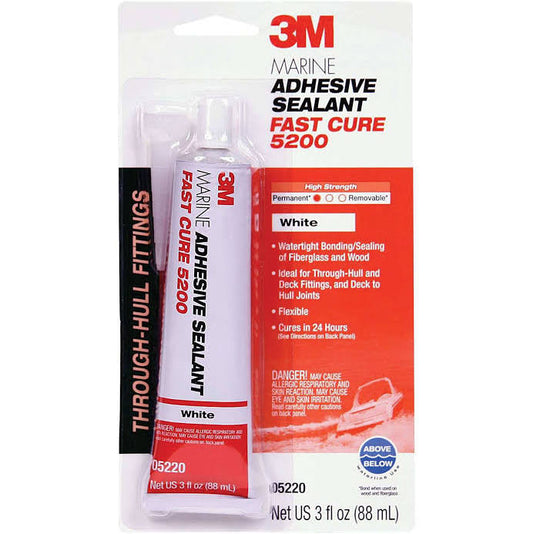 3M 5200 Fast Cure Marine Adhesive Sealant 3oz - Dogfish Tackle & Marine