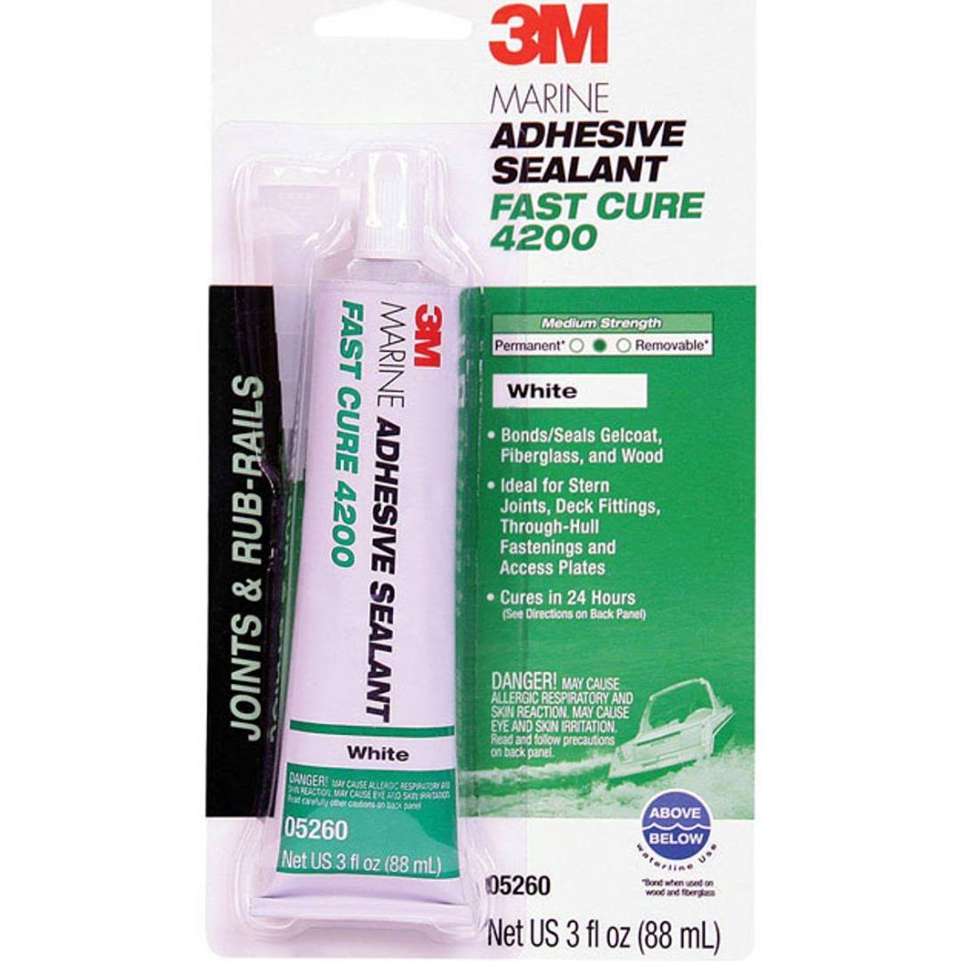 3M 4200 Fast Cure Marine Adhesive Sealant 3oz. - Dogfish Tackle & Marine