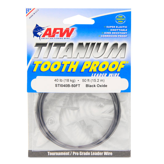 Afw Titanium Tooth Proof Wire - Dogfish Tackle & Marine