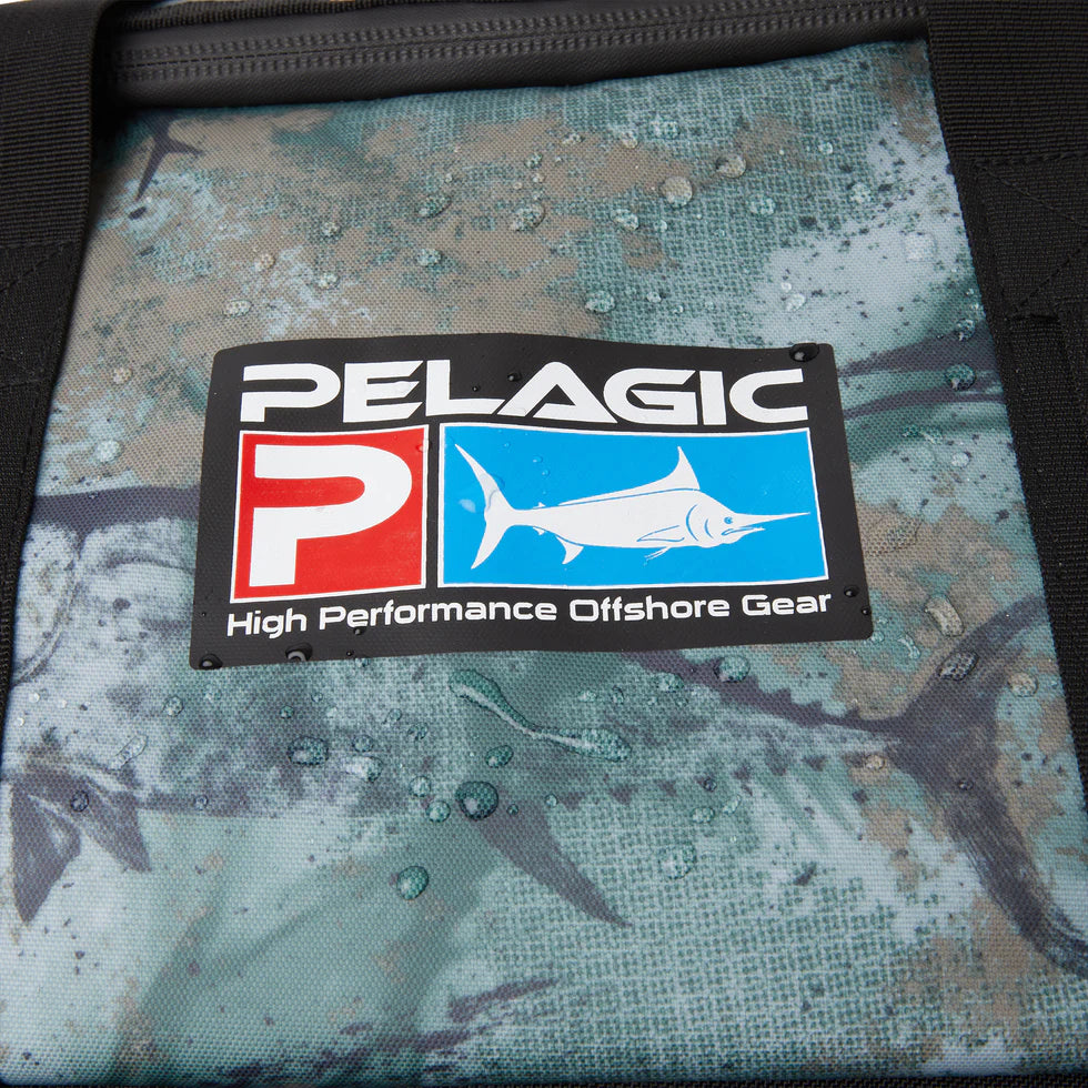 Pelagic Heavy Duty 50L Duffle Bag Fish Open Seas Army Green