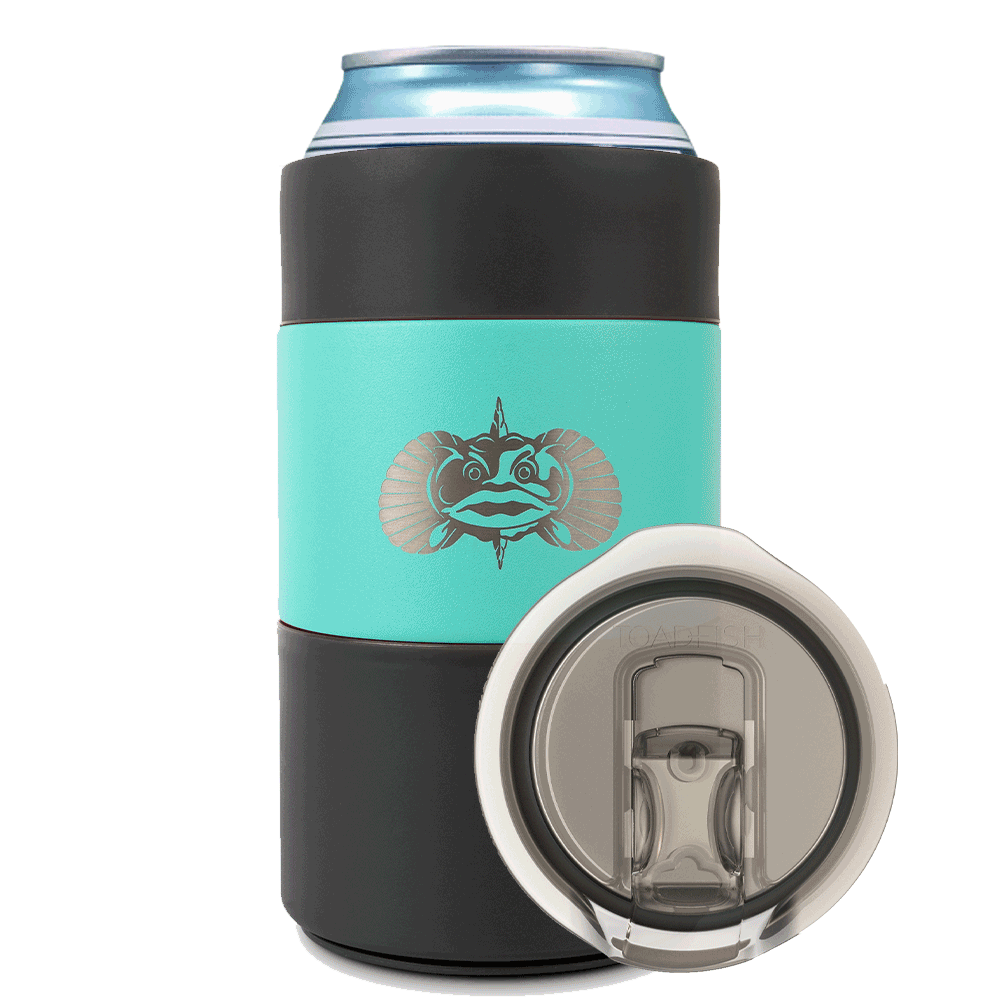 Toadfish 12oz and 16oz Can Cooler Lid - Dogfish Tackle & Marine