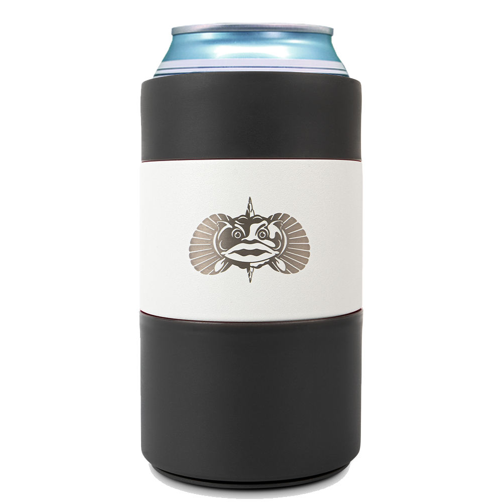 Toadfish 12oz Non-Tipping Can Cooler - Dogfish Tackle & Marine