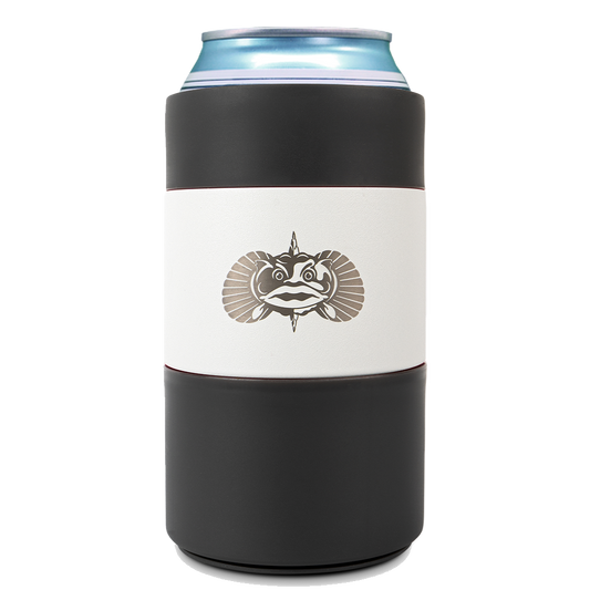 Toadfish 12oz Non-Tipping Can Cooler - Dogfish Tackle & Marine