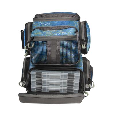 Calcutta 3700 Series Squall Camo Tackle Backpack with 1 Tray