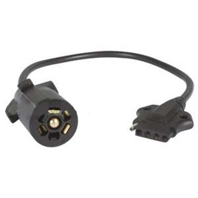 Marpac 5 Flat to 7 Round Trailer Light Adaptor 7-0527