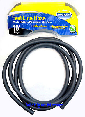 MarPac 3/8" Marine Fuel Line Hose - 10' Length, Grey 7-6798