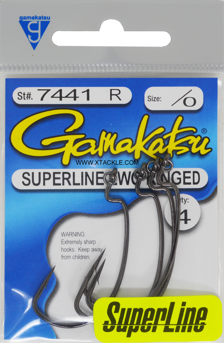 Gamakatsu Super Line EWG (Black Nickel & Red) - Dogfish Tackle & Marine