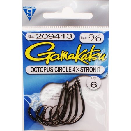 Gamakatsu Octopus Circle 4X Strong Hook 4/0