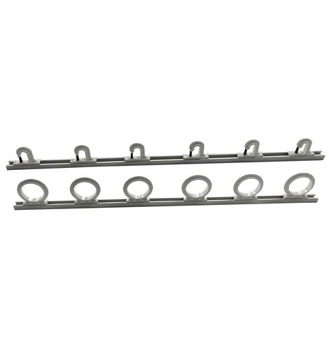 Du-Bro Trac-A-Rod 2' Fishing Rod Rack - Silver White Du-Bro Trac-A-Rod 2' Fishing Rod Rack - Silver White