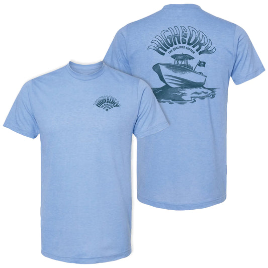 Qualified Captain High & Dry Tee - Dogfish Tackle & Marine