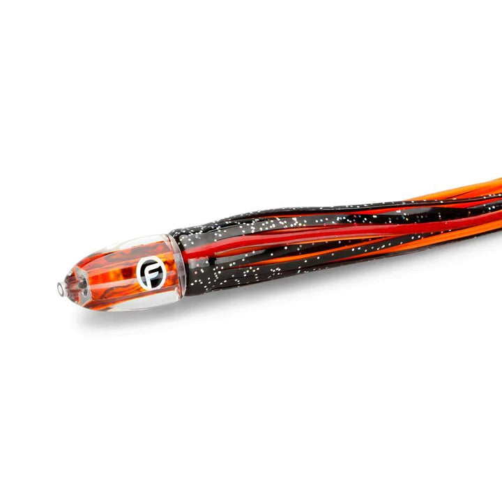 Fathom Offshore Double O Small Trolling Acrylic Lure (Head Only) Orange Paua (Head Only)