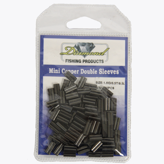Diamond Mini Copper Double Sleeve Crimp