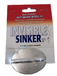 Invisible Sinker 1 oz clear - Dogfish Tackle & Marine