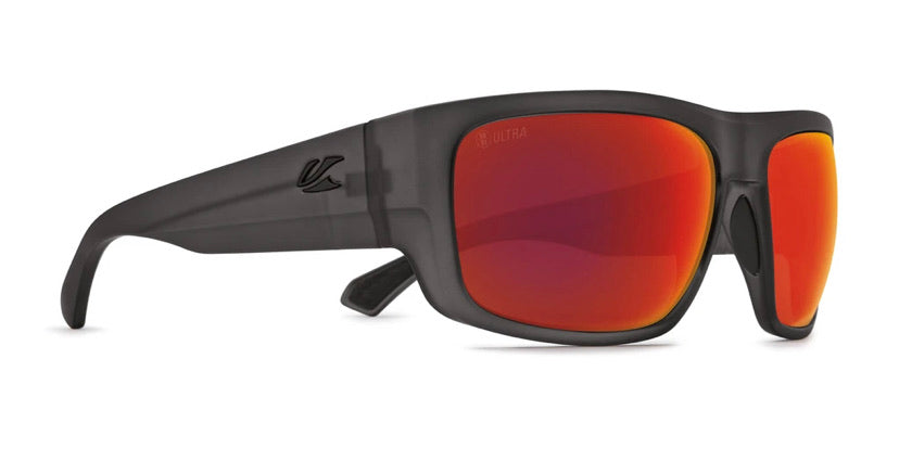 Kaenon Burnet FC Polarized Glasses Graphite/Ultra Grey Red Mirror - Dogfish Tackle & Marine