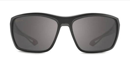 Arcata Polarized Sunglasses Matte Black/ Ultra Grey 12 - Dogfish Tackle & Marine