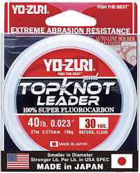 Yo-Zuri Top Knot Fluorocarbon 30 YD - Dogfish Tackle & Marine