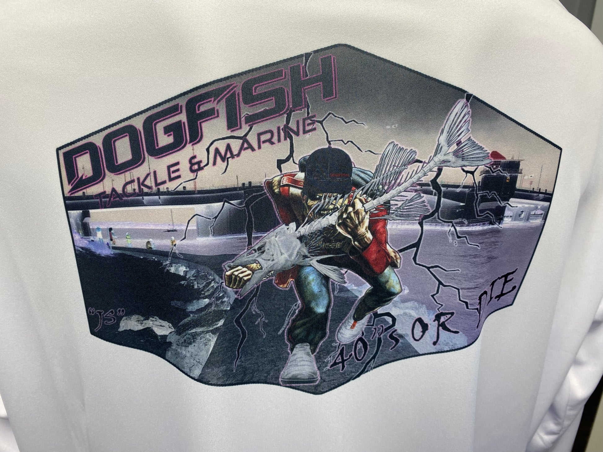 DF Johhny The Snook Slayer Long Sleeve UPF Microfiber - Dogfish Tackle & Marine