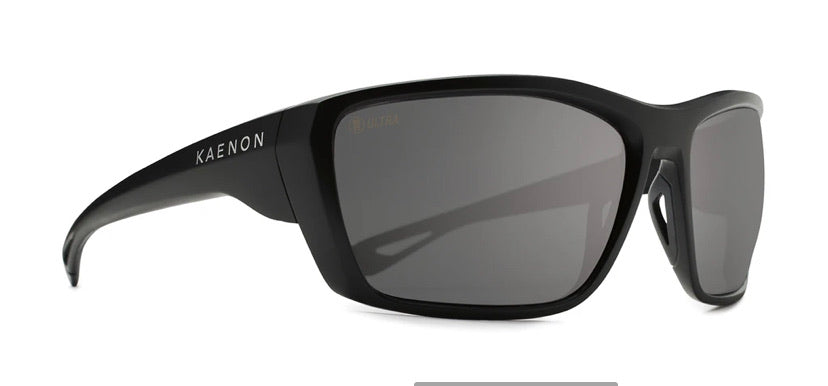 Arcata Polarized Sunglasses Matte Black/ Ultra Grey 12 - Dogfish Tackle & Marine