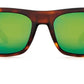 Kaenon Burnet Polarized Sunglasses Matte Tortoise/Coastal Green Mirror - Dogfish Tackle & Marine