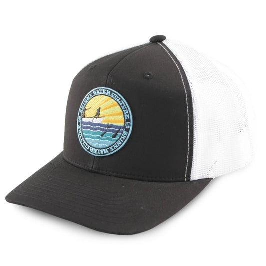 Skinny Water Culture 2:00 Perm SnapBack - Blk/ Wht - Dogfish Tackle & Marine