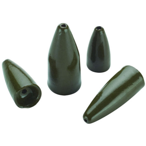 Bullet Weights Black Worm Weight - Dogfish Tackle & Marine