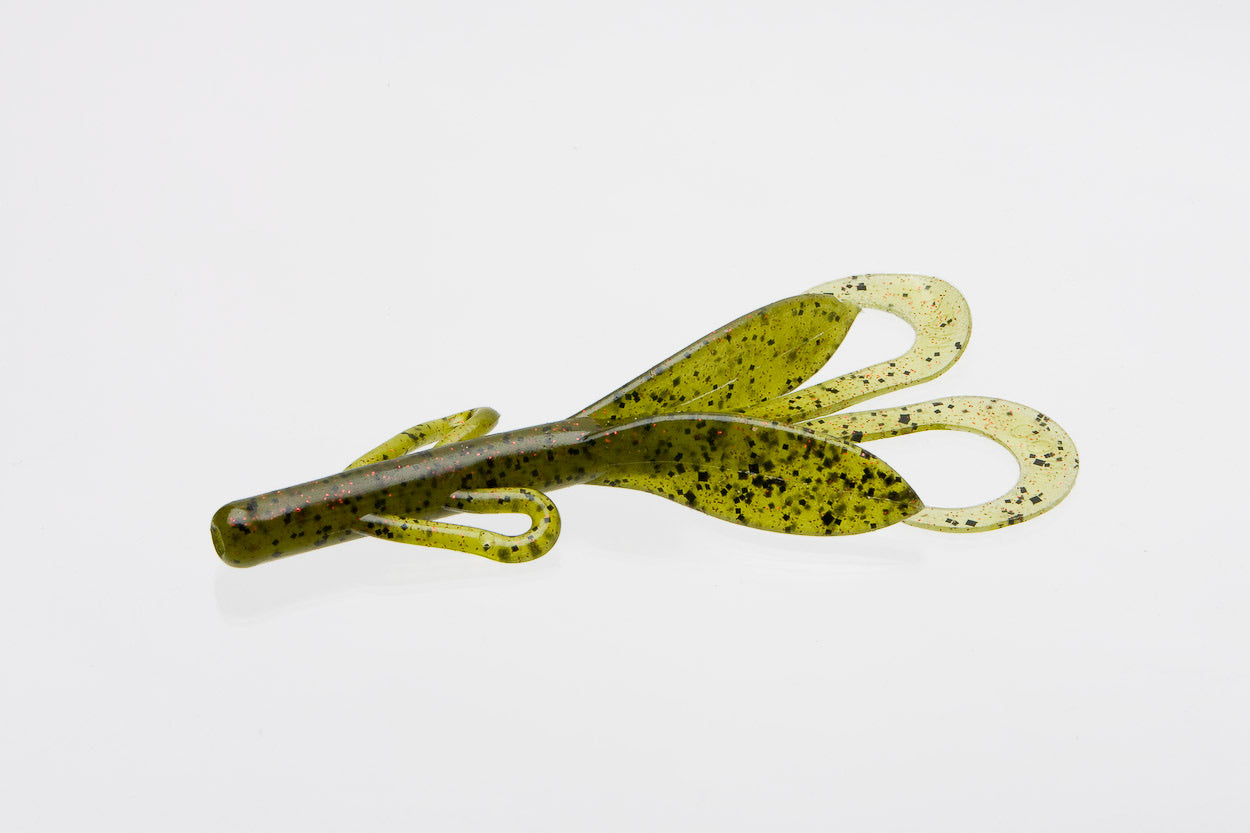 brush hog fishing lure Zoom Baby (4.25 inches- 12 pack) (Colors A-M) the Baby Brush Hog puts lots of vibration out and can call fish even in murky water Zoom Brush Hog 6in Watermelon