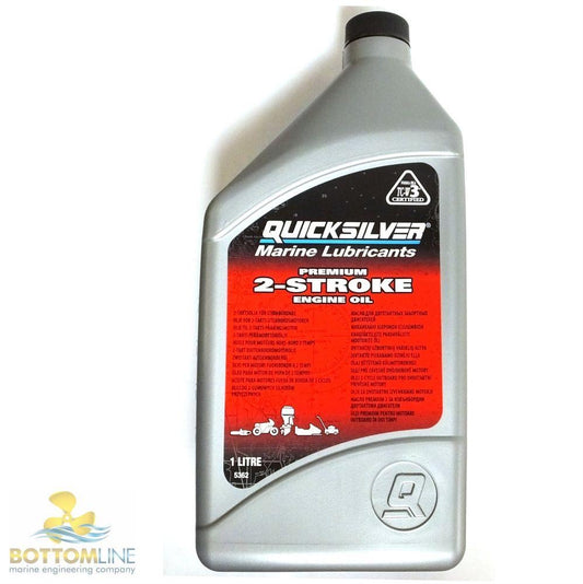 Quicksilver Premium 2-stroke engine oil. - Dogfish Tackle & Marine