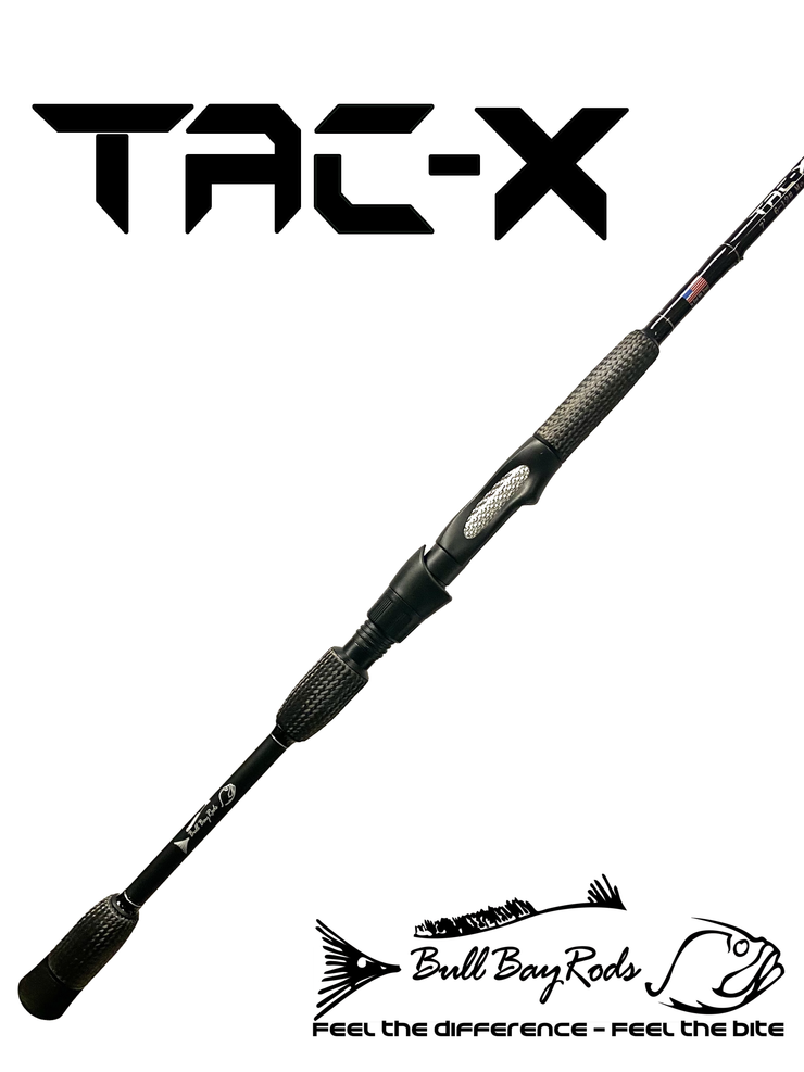 Bull Bay Tac X Carbon spinning Rods